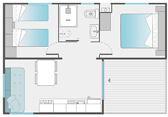 Bungalow Superior, Insel Elba